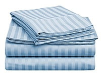 Pillow Cover Non-Framed Glace Cotton 300 TC - Striped - Sky Blue Pillow Cover Non-Framed Glace Cotton 300 TC - Striped - Sky Blue