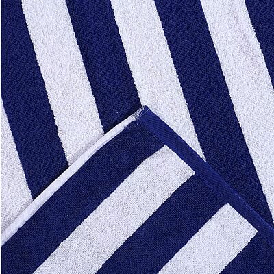 Pool Cabana Blue - Stripe Towel