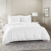 Duvet / Comforter Cover Microfiber 300 TC Plain Ultra soft - White
